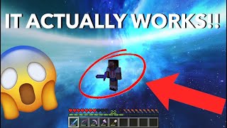HOW TO go to SPACE in MINECRAFT