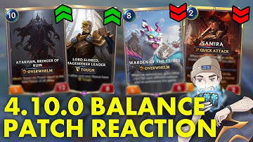 4.10.0 Balance Patch Reaction | Legends of Runeterra | Balance Patch