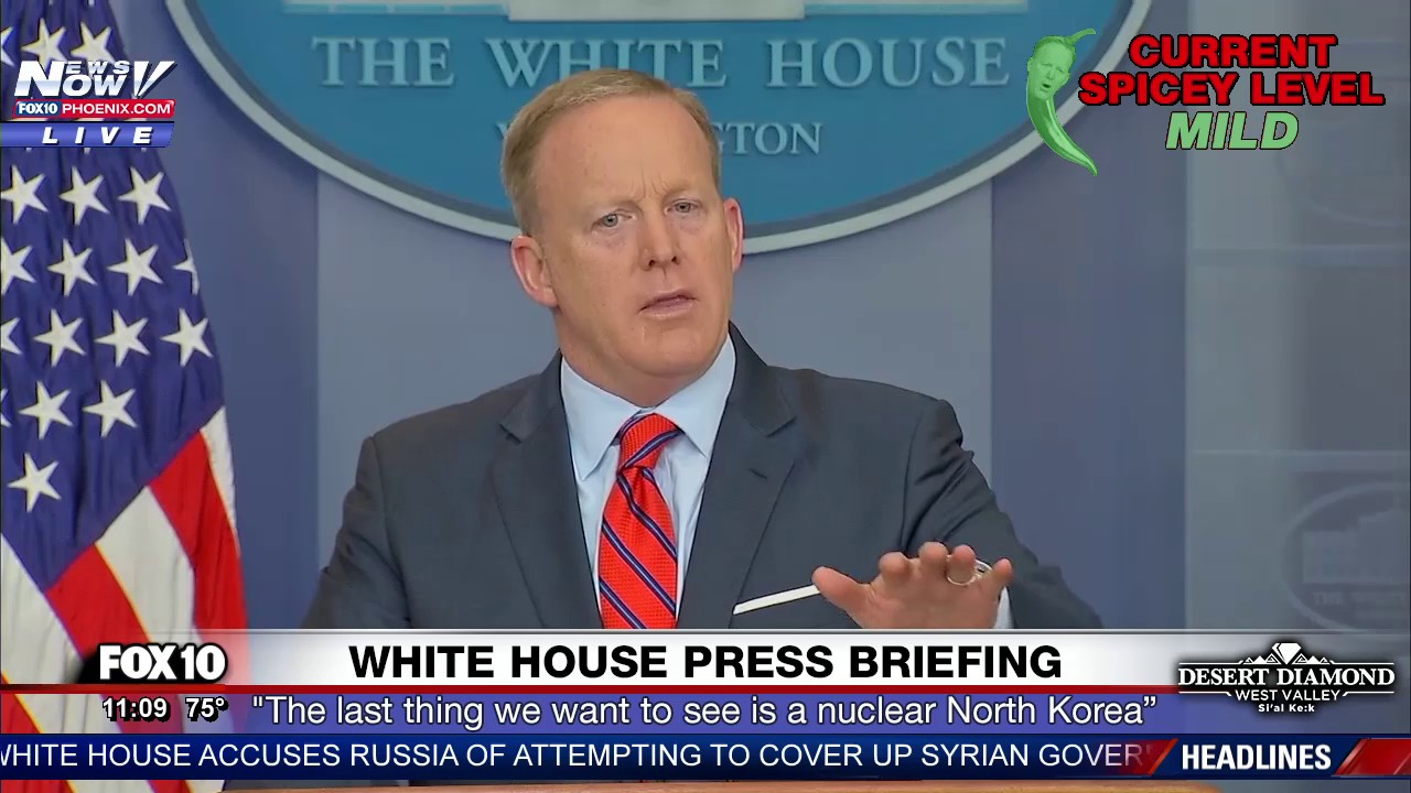 SEAN SPICER: "Hitler Did Not Use Chemical Weapons Like Assad Did ...