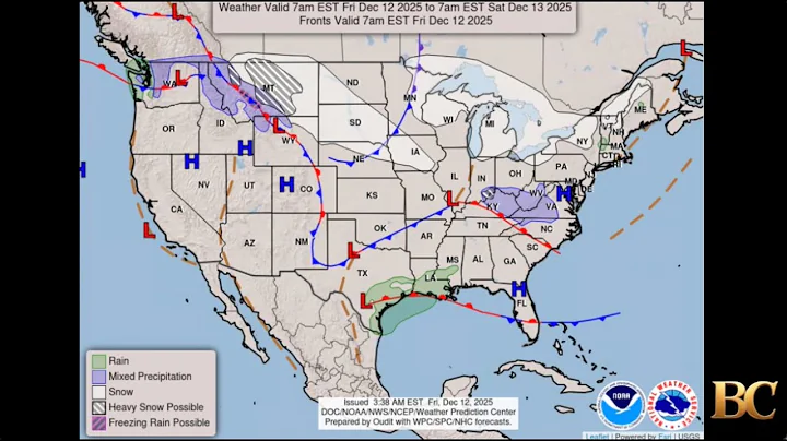 National Weather Forecast (December 12, 2025)