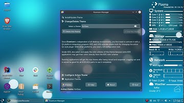 KDE Blur with different themes