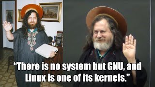 Richard Stallman as Saint IGNUcius (Emacs vs Vi)