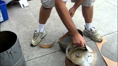 How To Build A Sauna Stove From 2 Propane Tanks, Part 3
