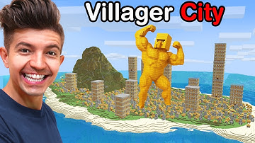 I Found Villager City In Minecraft