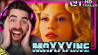 MaXXXine LOOKS WILD! Official Trailer Reaction | A24 Movie