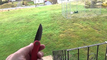 Knife Challenge 28 : Svord small Peasant - low push cutting sharpness