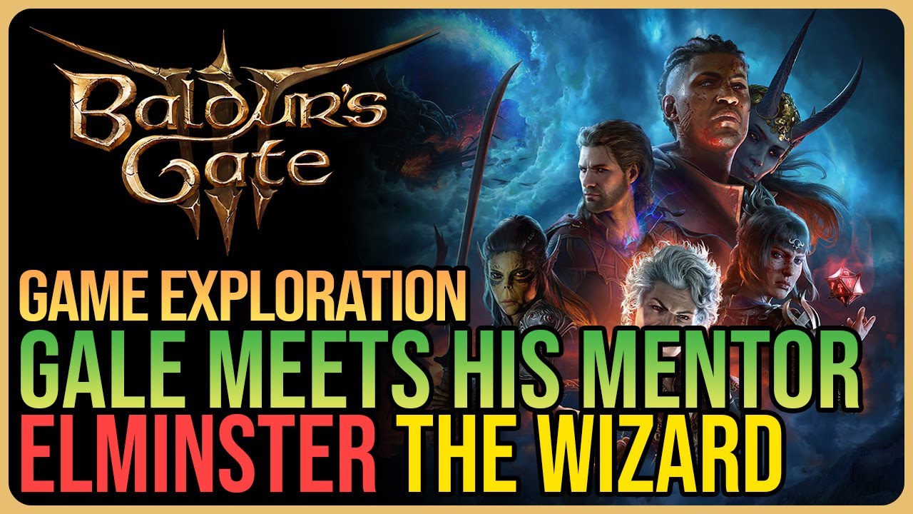 Gale Meets his Mentor Elminster Baldur's Gate 3 YouTube