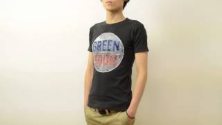 KRIFF MAYER（クリフメイヤー） GREEN ROOM 半袖 Tシャツ メンズ プリントTシャツ タイト スリムフィット 細身 カットソー サーフT マリン 日本製 1359903