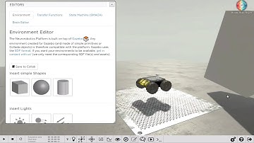Tutorial 1.2 - Edit environments in the Neurorobotics Platform
