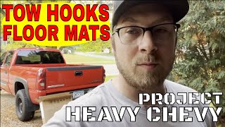 Silverado 1500HD/2500 Tow Hooks & Floor Mats - Project Heavy Chevy