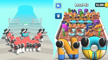 Merge Alphabet Lore Run | Levels 36+42 Gameplay Abc Lore All Letter A-Z