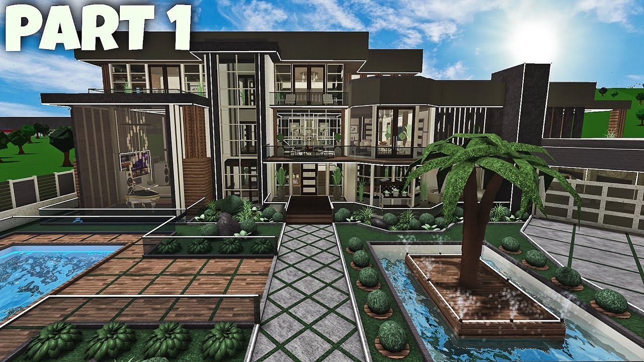 Bloxburg Mansion Luxury exterior 