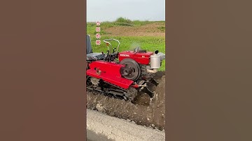 #Multi-function rotary tiller #Crawler micro-tillage machine #One machine, multiple uses, save