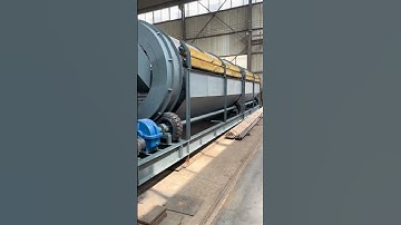 Shaftless drum screening machine can screen different specifications of sand and stone.