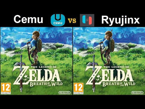 Yuzu vs Ryujinx, Zelda Breath of the wild, Comparison 2021, Core