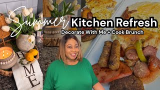 Summer Kitchen Refresh | Brunch & Outdoor Relaxing 
