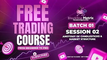 BlackLine Matrix | ICT Batch 1 Session 2 | Anotomy of Candle Sticks Market Structure & ICT Concepts