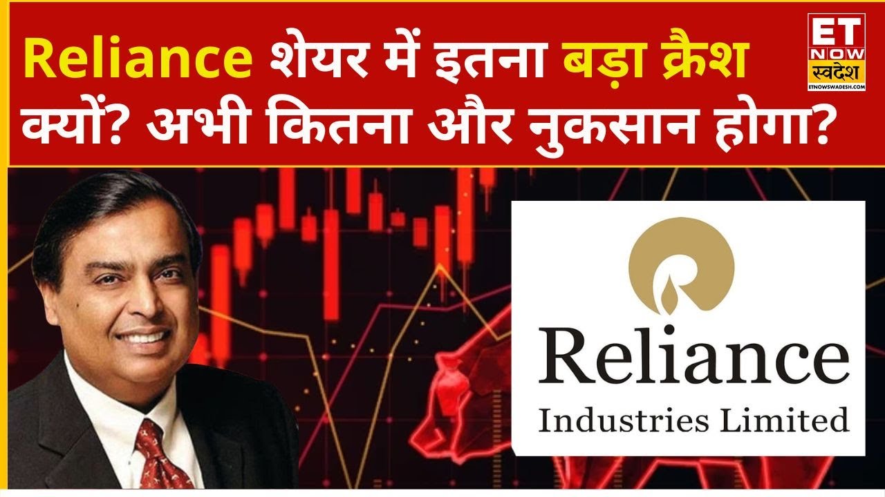 Why Reliance Share Crash: धड़-धड़ गिरा RIL का शेयर, गिरावट में मौका या भारी Loss? | Business News