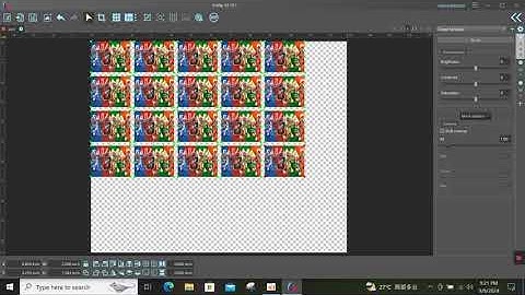 Batch printing of single images