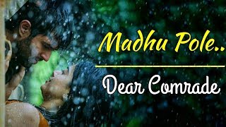 Video thumbnail of "Madhu Pole Peytha Mazhaye Song | Dear Comrade Whatsapp Status Video"
