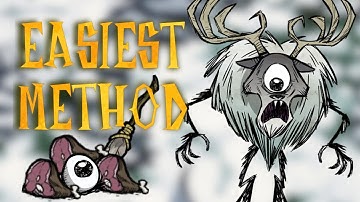How To Easily Kill Deerclops (Extremely Beginner Friendly) | Don