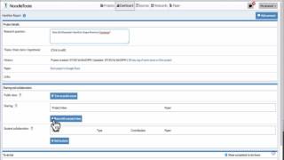 How to create a project in NoodleTools and share