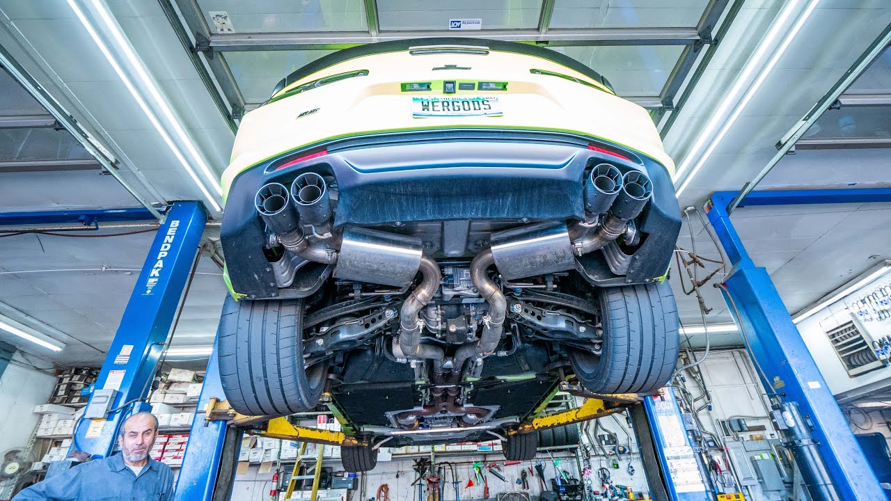 Camaro Ss Gets H Pipe Installed Deep And Loud Youtube