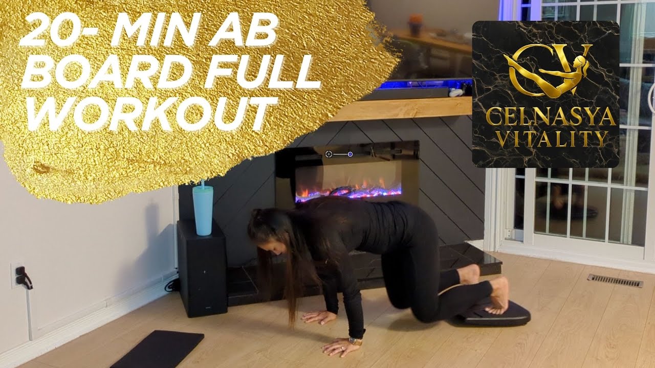 20-Min Slider Ab Board Workout | Guided Core & Abs Sculpting Home ...
