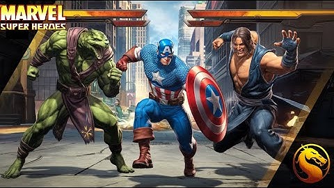 1v2 | Captain America vs Reptile & Ermac | Capcom vs The World Remix - Mugen game #retrogaming
