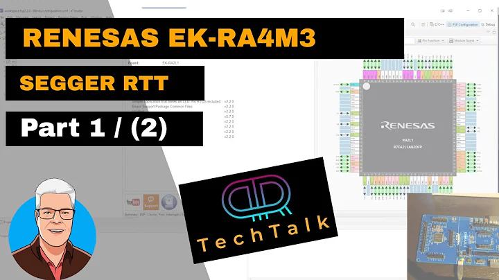 RENESAS EK-RA4M3 Segger RTT installation