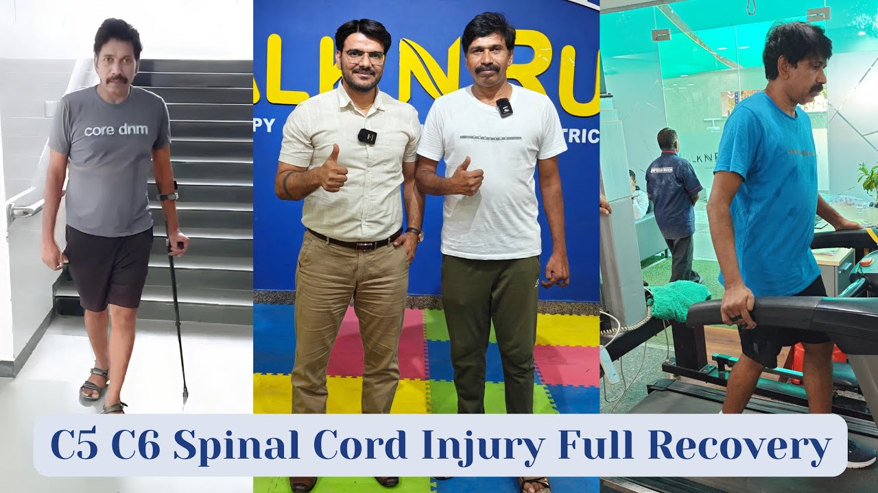 C5 C6 Spinal Cord Injury Recovery - Quadriplegia Physiotherapy & Neuro Rehab - Walking Again