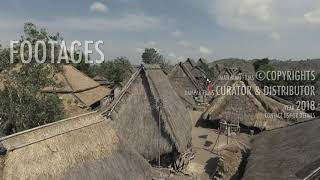 DRONE Dusun Sasak Sade Rembitan Traditional Village LOMBOK #FOOTAGES #CULTUREvillages