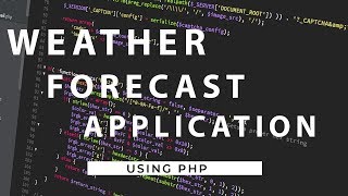 How to Make Weather Forecast Application | PHP screenshot 4