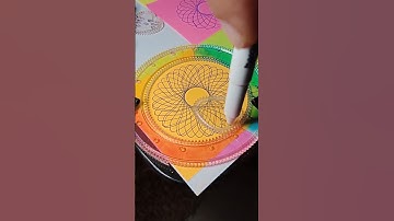 Astonishing Spirograph Pattern #spirograph