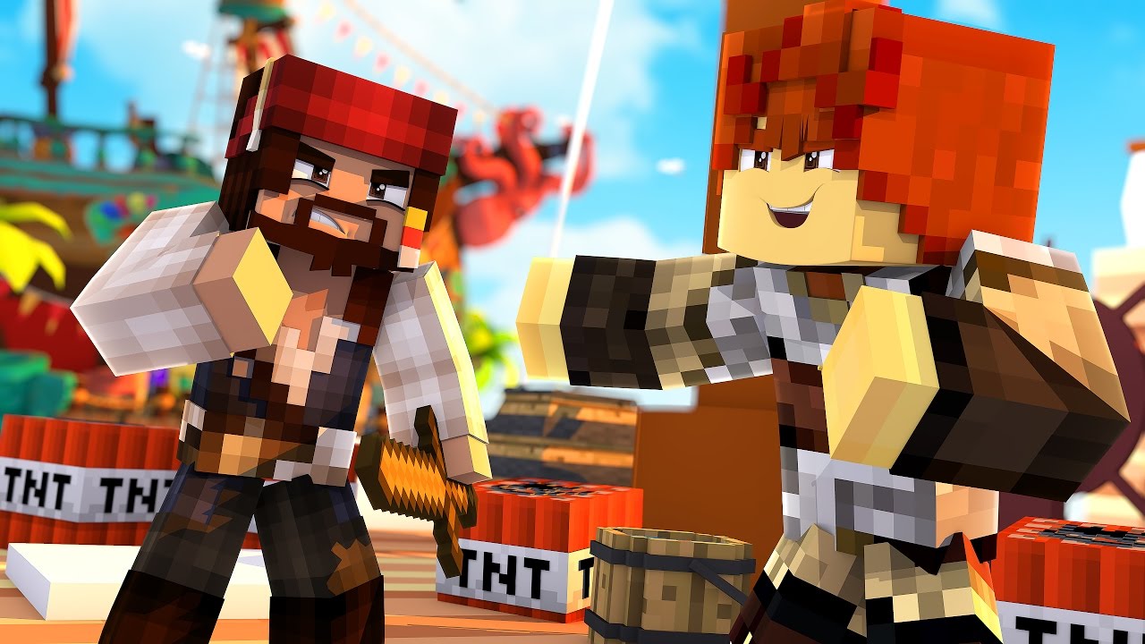 Minecraft Pirates of the Caribbean - Dead Men Tell No Tales (Hide and Seek)