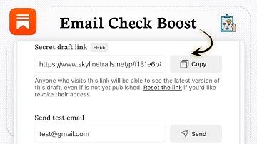 Hoe verstuur ik een testmail op Substack (Inbox Check)