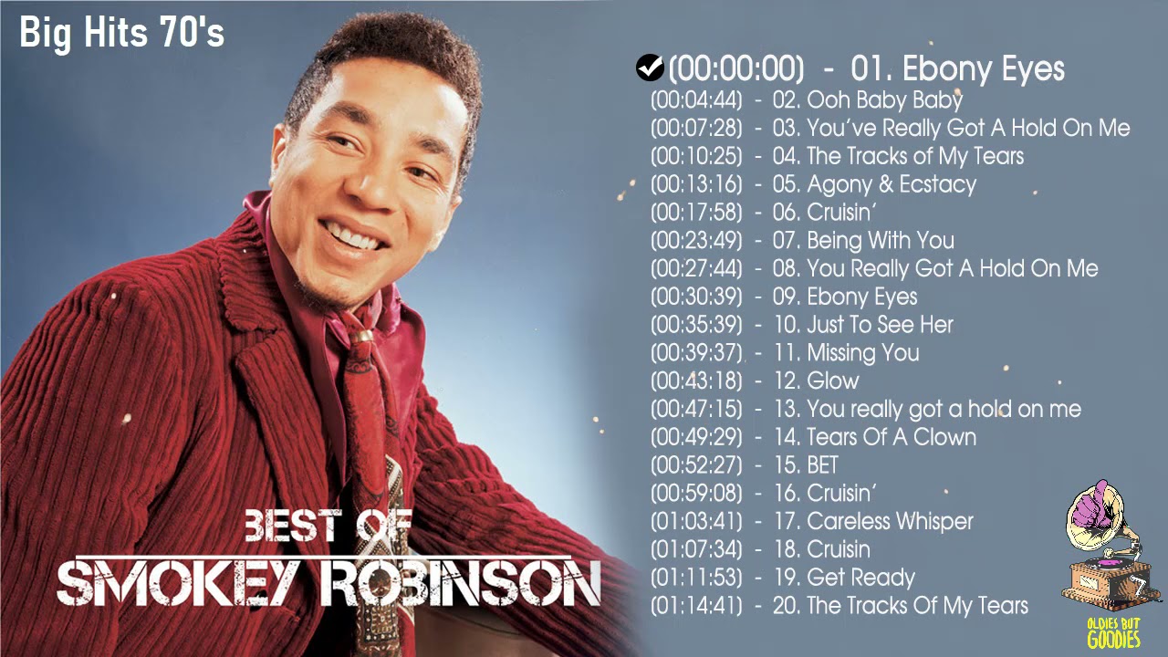 SMOKEY ROBINSON Greatest Hits (Full Album) - The Best Of SMOKEY ROBINSON (HQ)