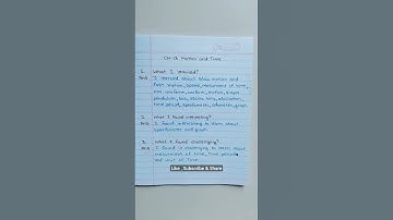 Class 7th Science Chapter 13 Motion and Time learner