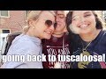 road trip to alabama with me! | back to the university of alabama with some stops on the way