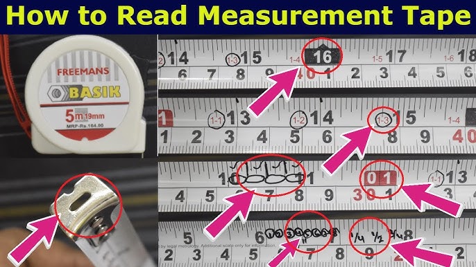 How to read a tape measure - Javatpoint