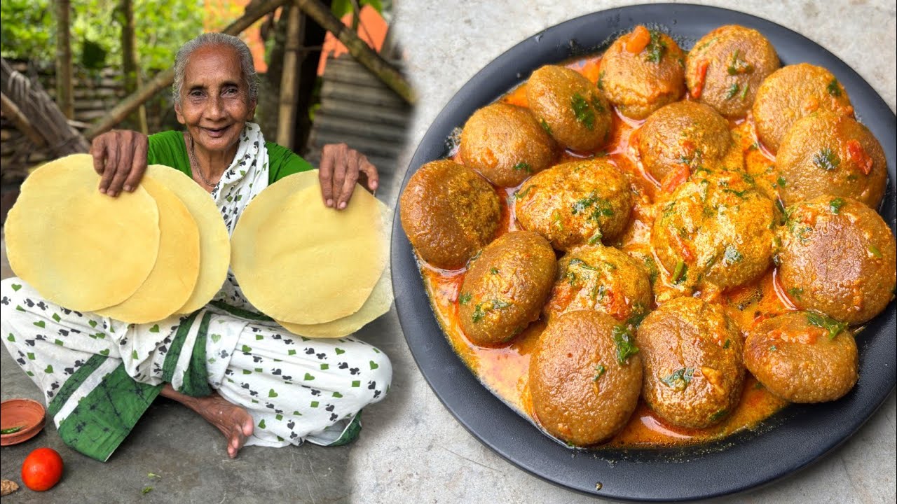 নিরামিষ দিনে বাড়িতে একবার হলেও এমন রান্না বানিয়ে দেখুন সবাই তৃপ্তি করে খাবে।Unique veg recipe।