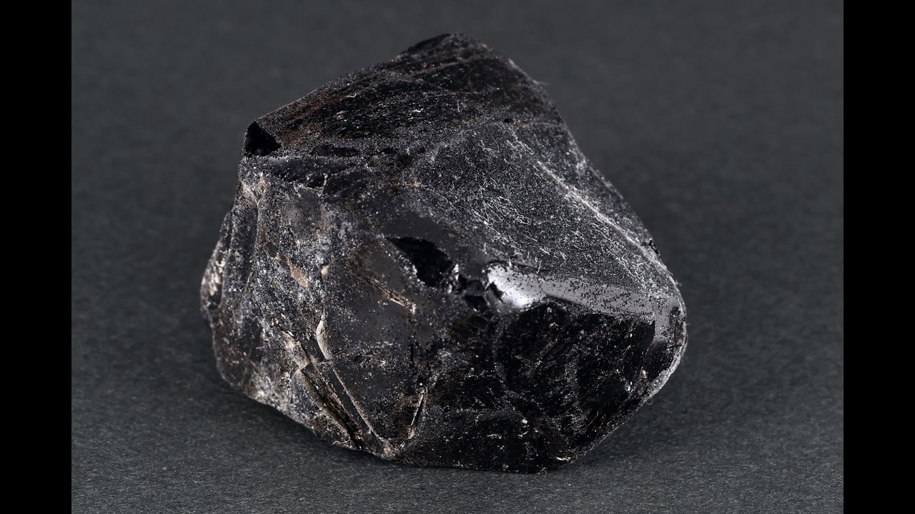 長野県和田峠産 黒曜石 原石 62g / Japanese Obsidian - YouTube