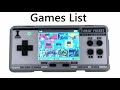 Family Pocket FC3000 Full Games List