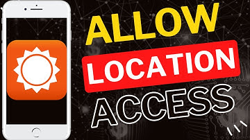 Locatietoegang toestaan ​​in de AccuWeather-app