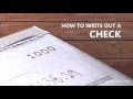 How to Write a Check