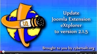 Updating Joomla Extension eXtplorer.