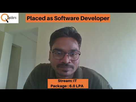 Placed as  Software Developer | JSpiders Placements | Review
