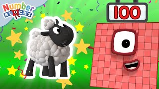 Aprende a contar del 1 al 100 | Contando ovejas  | Dibujos para niños | Numberblocks Español