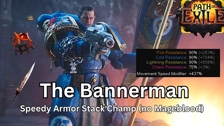 [PoE1] - The Bannerman - "Budget" Armor Stacker - 435% MS - Many Buttons