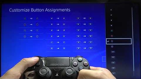 How to Change Button Assignments in SONY PlayStation 4 – Switch Buttons